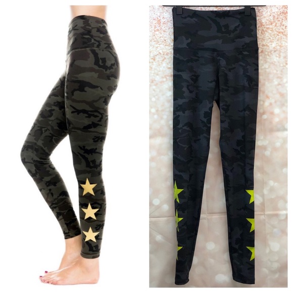 Strut this camo star leggings Clearance